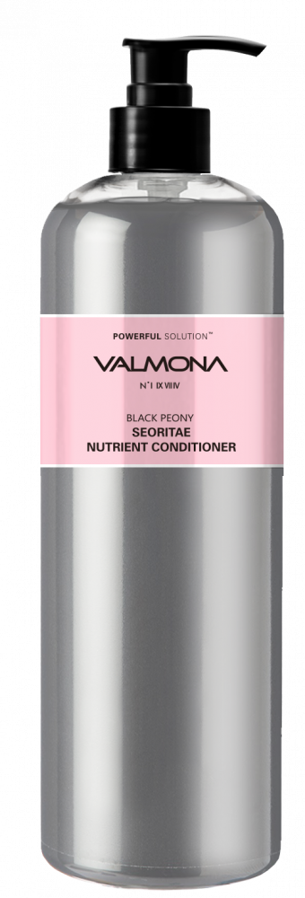 [VALMONA] Кондиционер ЧЕРНЫЙ ПИОН/БОБЫ Black Peony Seoritae Nutrient Conditioner,480 мл