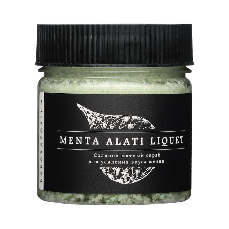 [Laboratorium] Скраб для тела СОЛЯНОЙ/МЯТНЫЙ Menta Alati Liquet, 150 мл
