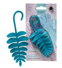 [MR&MRS FRAGRANCE] Аромадекор для автомобиля и дома / FOREST BLISTER ЛИСТИК /голубой/ CEDAR WOOD/ Кедр