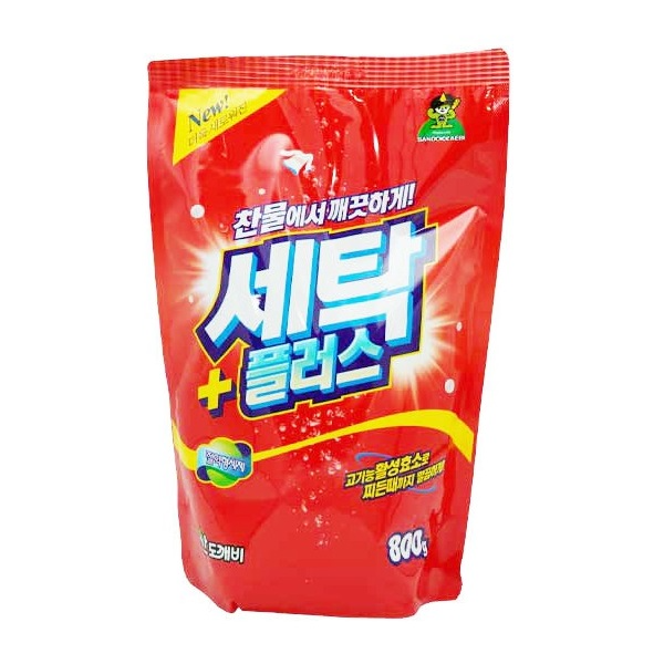 [SANDOKKAEBI КОРЕЯ] Стиральный порошок «Се-Плас» (с ферментами) 800 г (мягкая упаковка)