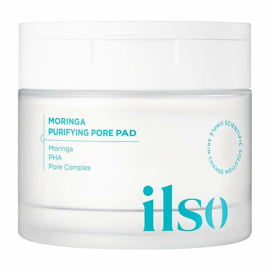 [ILSO] Очищающие пэды с морингой MORINGA PURIFYING PORE PAD, 160 мл/60 шт.