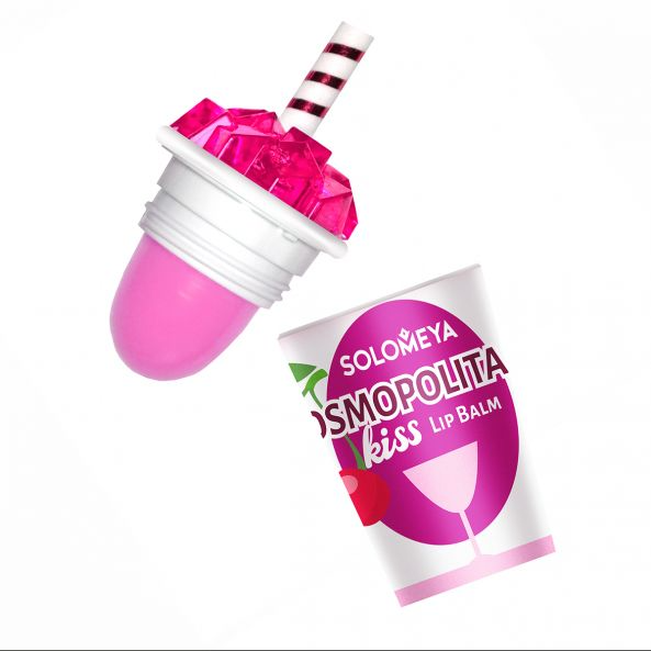 [SOLOMEYA] Бальзам для губ «Cosmopolitan kiss» Solomeya Lip Balm Cosmopolitan Kiss, 7 гр