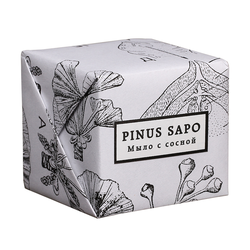 [Laboratorium] Мыло СОСНА/ЭВКАЛИПТ Pinus Sapo, 110 гр