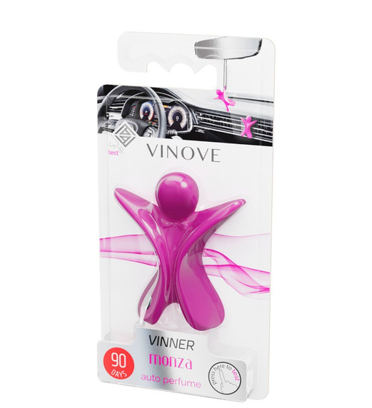 [MR&MRS FRAGRANCE] Дизайнерский ароматизатор для автомобиля VINOVE VINNER фуксия MONZA | МОНЦА