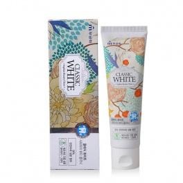 [MUKUNGHWA КОРЕЯ] Зубная паста ОТБЕЛИВАЮЩАЯ/ АРОМАТ МЯТЫ И ЗЕЛЕНОГО ЧАЯ Saphire Beauty Clinic Classic, 110 гр