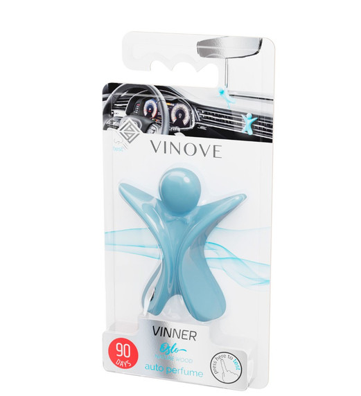 [MR&MRS FRAGRANCE] Дизайнерский ароматизатор для автомобиля VINOVE VINNER нежно-голубой OSLO | ОСЛО