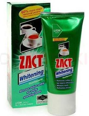 [LION] Зубная паста отбеливающая против кофейного и чайного налёта Zact Whitening, 150 г