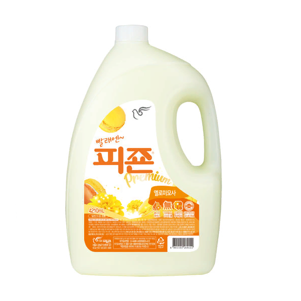 [PIGEON КОРЕЯ] Кондиционер для белья "PIGEON" (с ароматом «Жёлтая мимоза»)  3,5 л