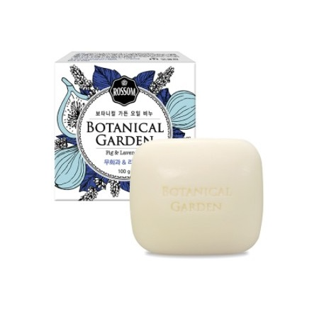 [MUKUNGHWA КОРЕЯ] Успокаивающее туалетное мыло "Rossom Botanical Garden" с мультивитаминными капсулами, инжиром и лавандой 100 г