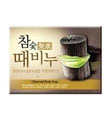 [MUKUNGHWA КОРЕЯ] Мыло для тела и лица ДРЕВЕСНЫЙ УГОЛЬ Charcoal Body Soap, 100гр