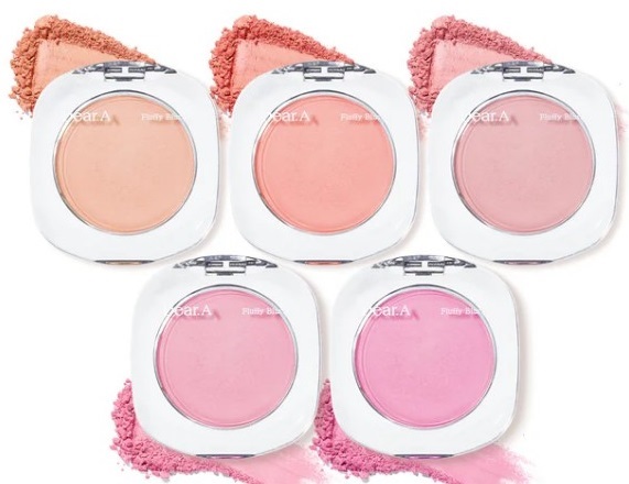 [Dear.A] Румяна пудровые Оттенок 05 Fluffy Blush 05 Coming up Roses, 4,5 гр