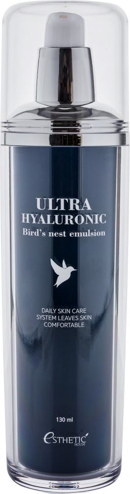 [ESTHETIC HOUSE] ЛАСТОЧКА/ГИАЛУРОН Эмульсия для лица Ultra Hyaluronic acid Bird's nest Emulsion, 130 мл