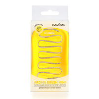 [SOLOMEYA] Арома-расческа для сухих и влажных волос с АРОМАТОМ ЛИМОНА МИНИ Aroma Brush for Wet&Dry hair Lemon mini