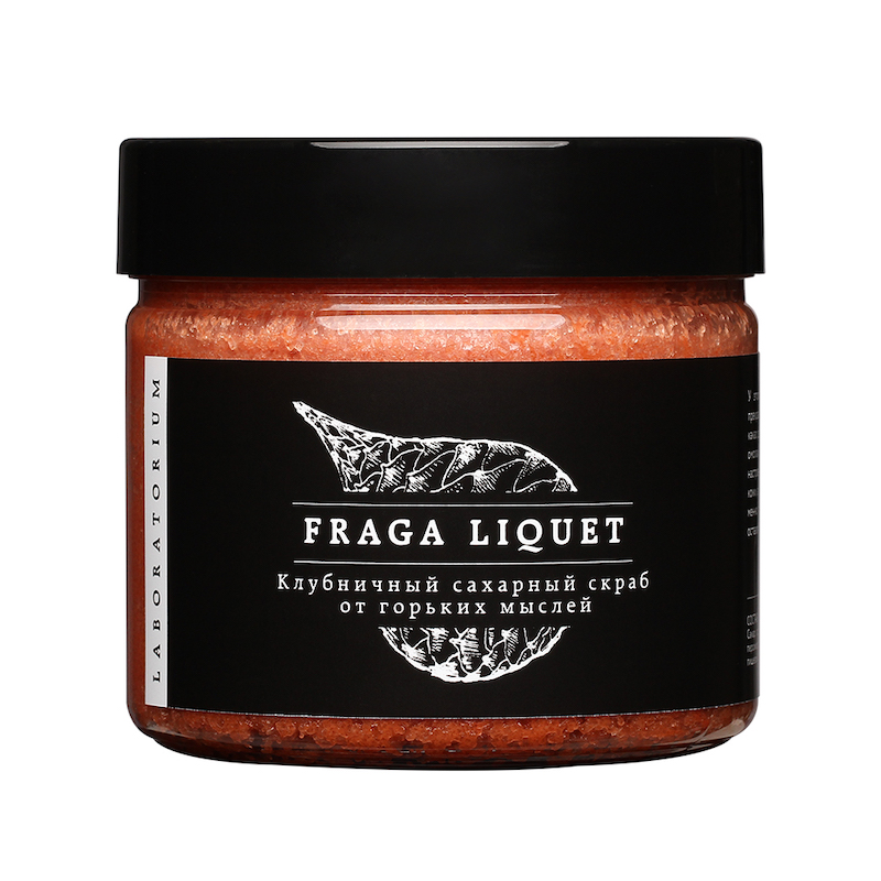 [Laboratorium] Скраб для тела САХАРНЫЙ/КЛУБНИЧНЫЙ Fraga Liquet, 300 мл