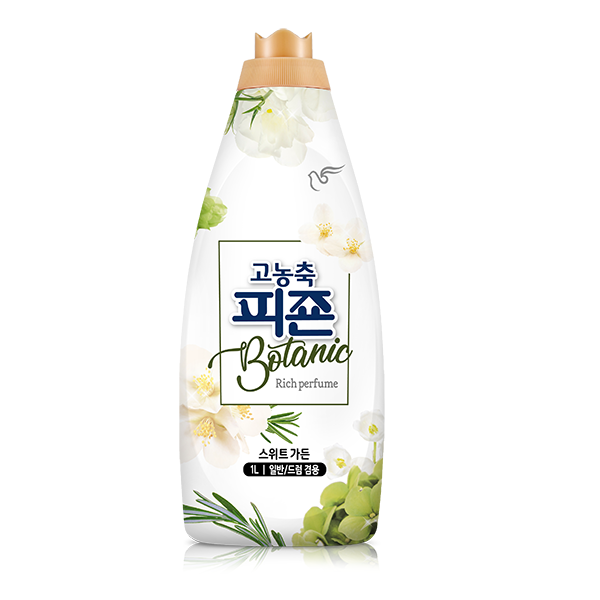 [PIGEON КОРЕЯ] Кондиционер "Rich Perfume BOTANIC" для белья (парфюмированный супер-концентрат с ароматом «Цветущий сад») 1000мл
