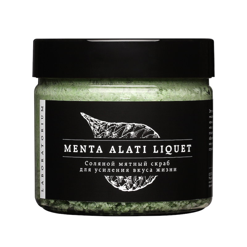 [Laboratorium] Скраб для тела СОЛЯНОЙ/МЯТНЫЙ Menta Alati Liquet, 300 мл