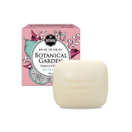 [MUKUNGHWA КОРЕЯ] Увлажняющее туалетное мыло "Rossom Botanical Garden" с мультивитаминными капсулами, бергамотом, ландышем 100 г