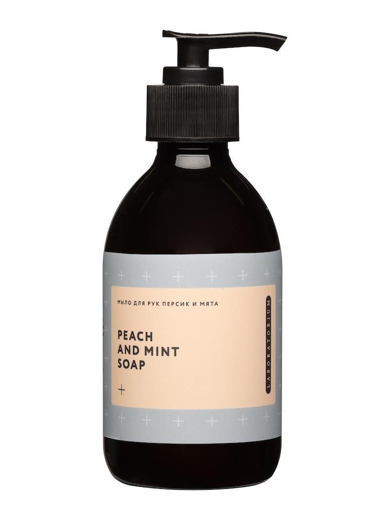 [Laboratorium] Мыло для рук ПЕРСИК/МЯТА 250 мл