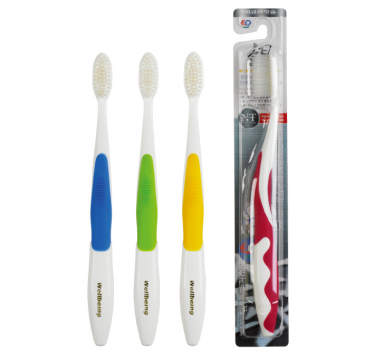 [EQ КОРЕЯ] Зубная щетка для ДЕТЕЙ от 7 лет ИОНЫ СЕРЕБРА В АССОРТИМЕНТЕ  Wellbeing, мягкая