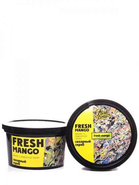 [L'Cosmetics] Скраб для тела сахарный Fresh mango - Манго и ямайский лайм, 250 мл