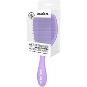 [SOLOMEYA] Расческа для сухих и влажных волос АРОМАТ ЛАВАНДЫ Solomeya Wet Detangler Brush Cushion Lavender, 1 шт.