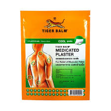 [Thai Tiger Balm] Пластырь охлаждающий Tiger Balm Plaster Cool, 2шт/ 10*14см.