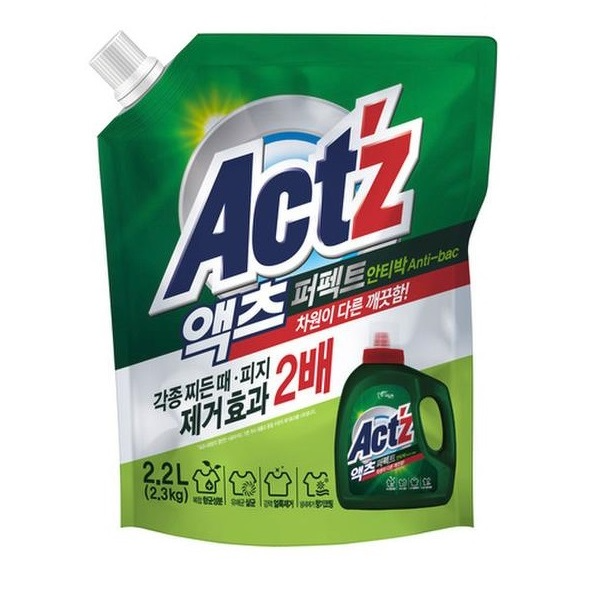 [PIGEON КОРЕЯ] Концентрированный гель "Act’z" для стирки 2,2 л (мягкая упаковка с крышкой)