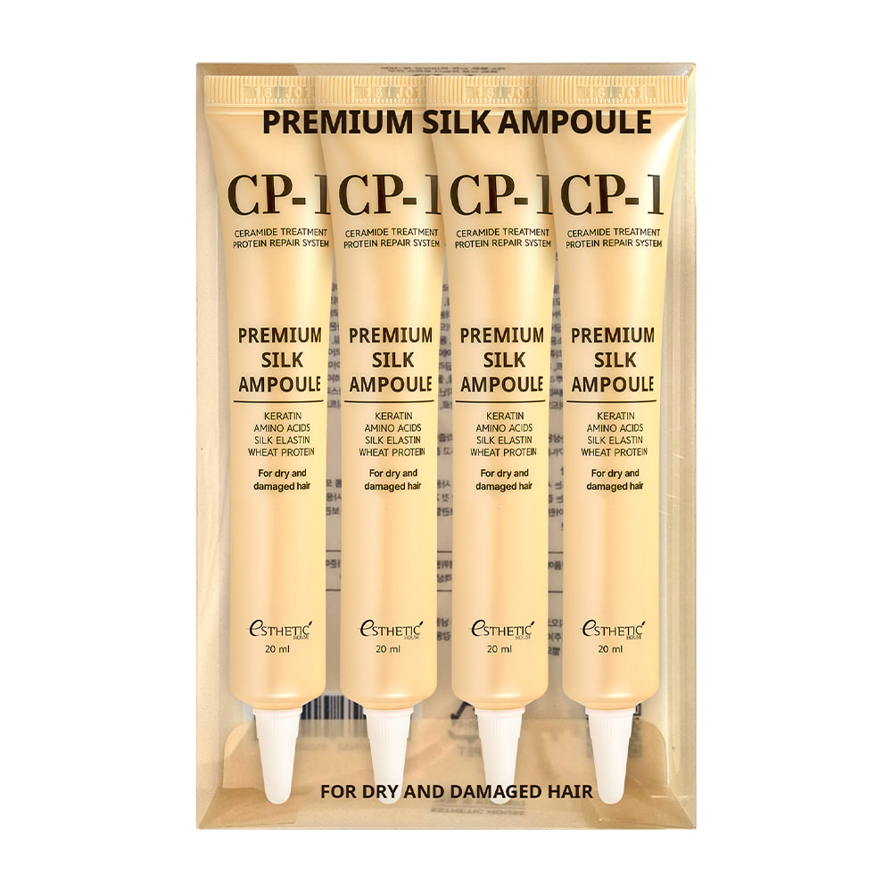 [ESTHETIC HOUSE] НАБОР Сыворотка для волос ПРОТЕИНЫ ШЕЛКА CP-1 Premium Silk Ampoule, 20мл*4шт