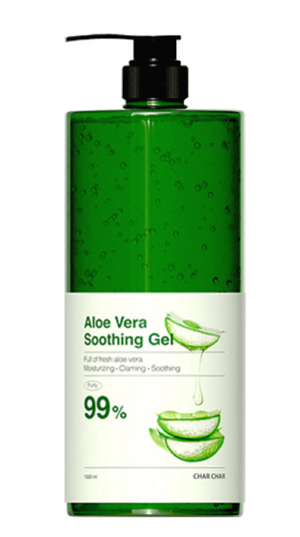 [Char Char] Успокаивающий гель АЛОЭ ВЕРА Aloe vera Soothing Gel, 1500 мл
