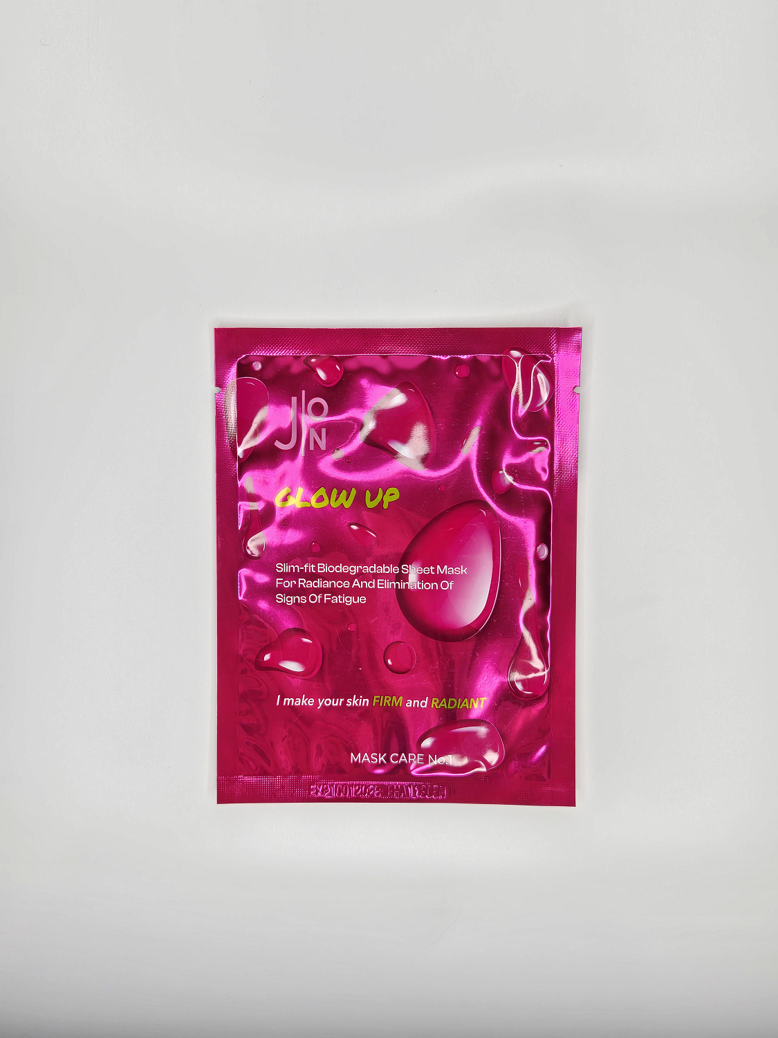 [J|ON] Тканевая маска для лица с пептидами Ultra Revitalizing Peptide Sheet Mask, 28 мл       