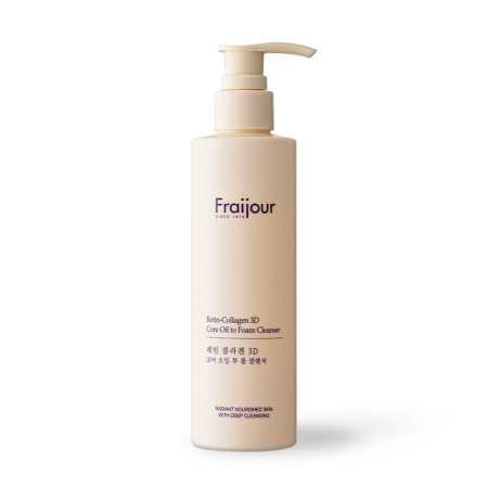 [Fraijour] Гидрофильное масло-пенка для лица КОЛЛАГЕН/РЕТИНОЛ Retin-Collagen 3D Core Oil to Foam Cleanser, 210 мл