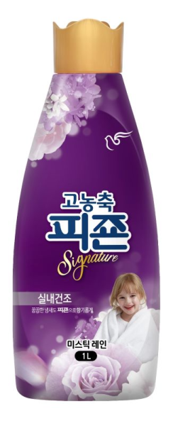 [PIGEON КОРЕЯ] Кондиционер для белья "Rich Perfume SIGNATURE" (парфюмированный супер-концентрат с ароматом «Тайны дождя») 1 л 