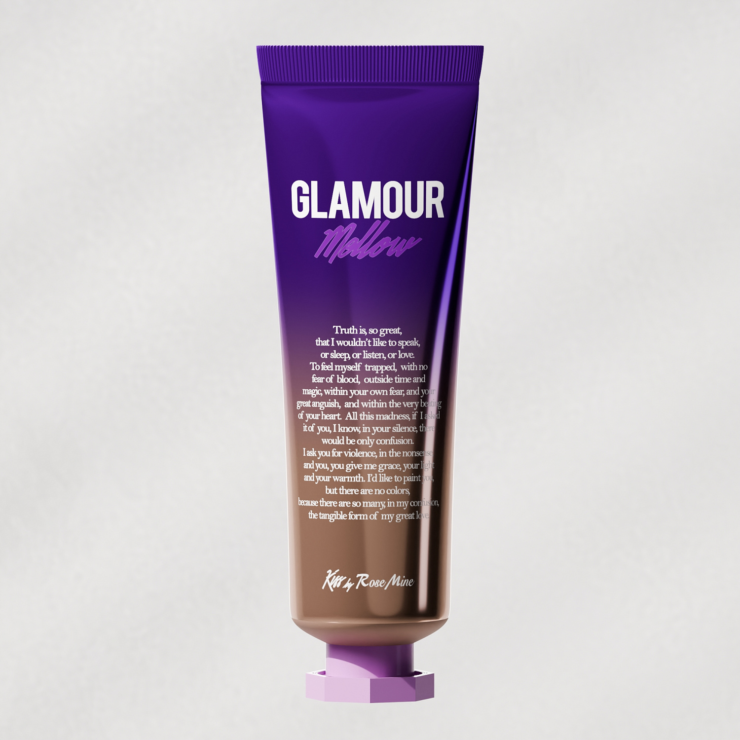 [Kiss by Rosemine] Крем для рук ДРЕВЕСНО-ЦИТРУСОВЫЙ АРОМАТ Fragrance hand cream - Glamour Mellow, 30 мл