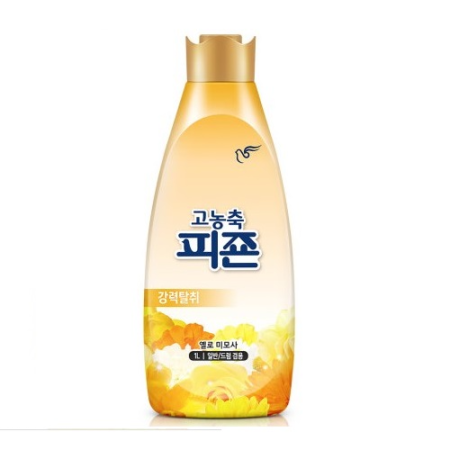 [PIGEON КОРЕЯ] Кондиционер для белья "Rich Perfume Yellow Mimosa" (парфюмированный супер-концентрат, аромат «Жёлтая мимоза»), 1л