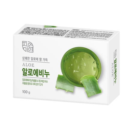 [MUKUNGHWA КОРЕЯ] Освежающее туалетное мыло с экстрактом Алоэ вера "Fresh Aloe Soap" 100 г