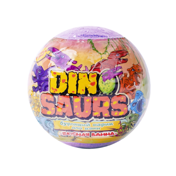 [L'Cosmetics] Бурлящий шар для ванн с игрушкой "Dinosaurs" 130 гр