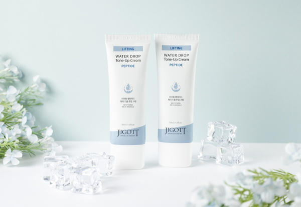 [JIGOTT] Крем для лица увлажняющий ПЕПТИДЫ Lifting Peptide Water Drop Tone Up Cream, 50 мл
