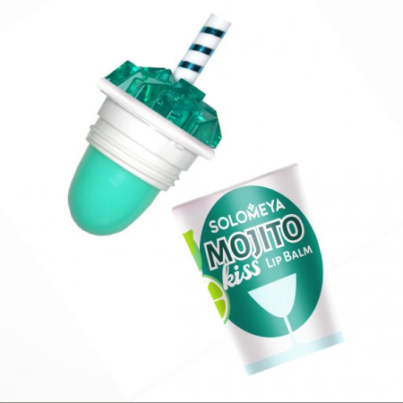 [SOLOMEYA] Бальзам для губ «Mojito Kiss» Solomeya Lip Balm Mojito Kiss, 7 гр