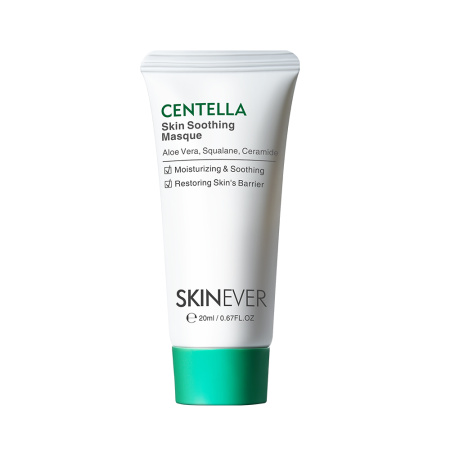 [SKINEVER] Travel size Успокаивающая маска для лица с центеллой  Centella Skin Soothing Masque, 20 мл