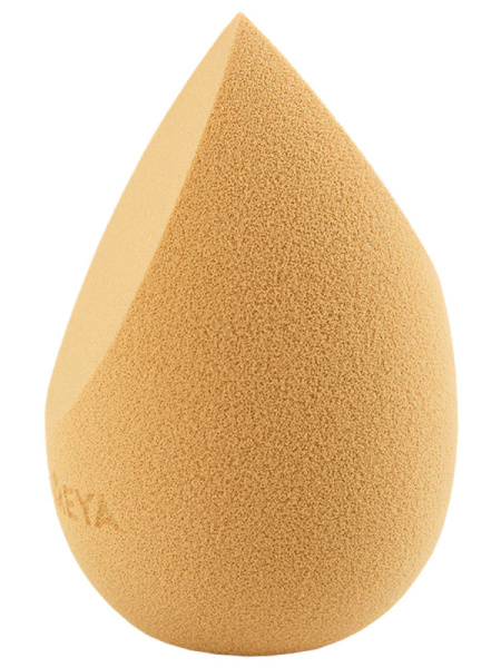 [SOLOMEYA] Косметический спонж для макияжа  с двойным срезом БЕЖЕВЫЙ  Double-Sided Cut blending sponge, Beige