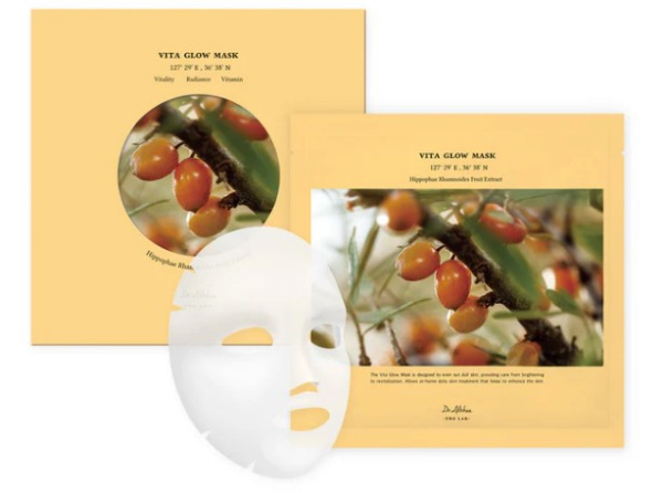 [DR. ALTHEA] Тканевая маска для лица ВИТАМИН С Vita Glow Mask, 5 шт