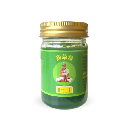 Тайский бальзам для тела массажный Mho Shee Woke Beelle зеленый, 50 г