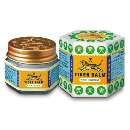 Бальзам для массажа Thai Tiger Balm белая мазь HR, 10 гр