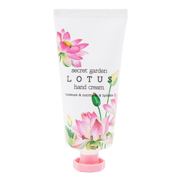 [JIGOTT] Крем для рук ЛОТОС SECRET GARDEN LOTUS HAND CREAM, 100 мл