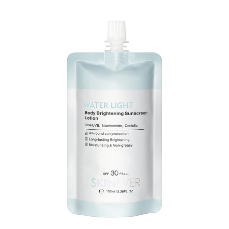 [SKINEVER] Легкий солнцезащитный лосьон для тела Water Light Body Brightening Sunscreen Lotion SPF 30 PA++++, 100 мл