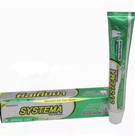 [LION] Зубная паста для ухода за деснами с ароматом весенней мяты Systema Spring Mint, 140 г