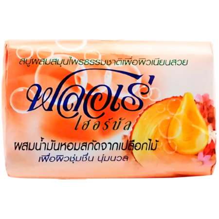 [LION] Мыло с экстрактом трав и маслом сандалового дерева Flore Herbal Bar Soap, 80 г