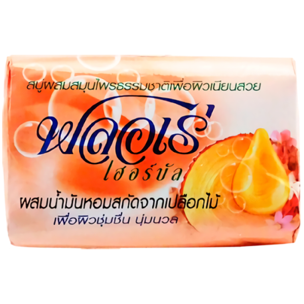 [LION] Мыло с экстрактом трав и маслом сандалового дерева Flore Herbal Bar Soap, 80 г