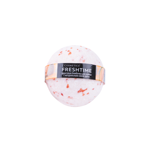 [L'Cosmetics] Бурлящий шарик для ванны с соком дыни Fresh Time, 170 г