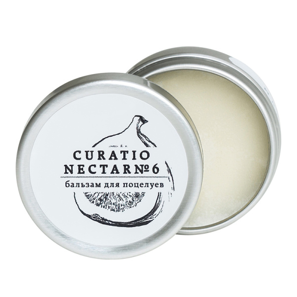 [Laboratorium] Бальзам для губ ВАНИЛЬ И АПЕЛЬСИН Curatio Nectar №6, 10 мл